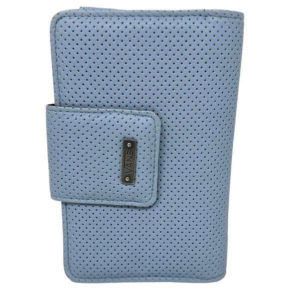 Vans Off The Wall Women's Jenna Faux Leather Perforated Crossbody Chain Wallet - Picture 3 of 6